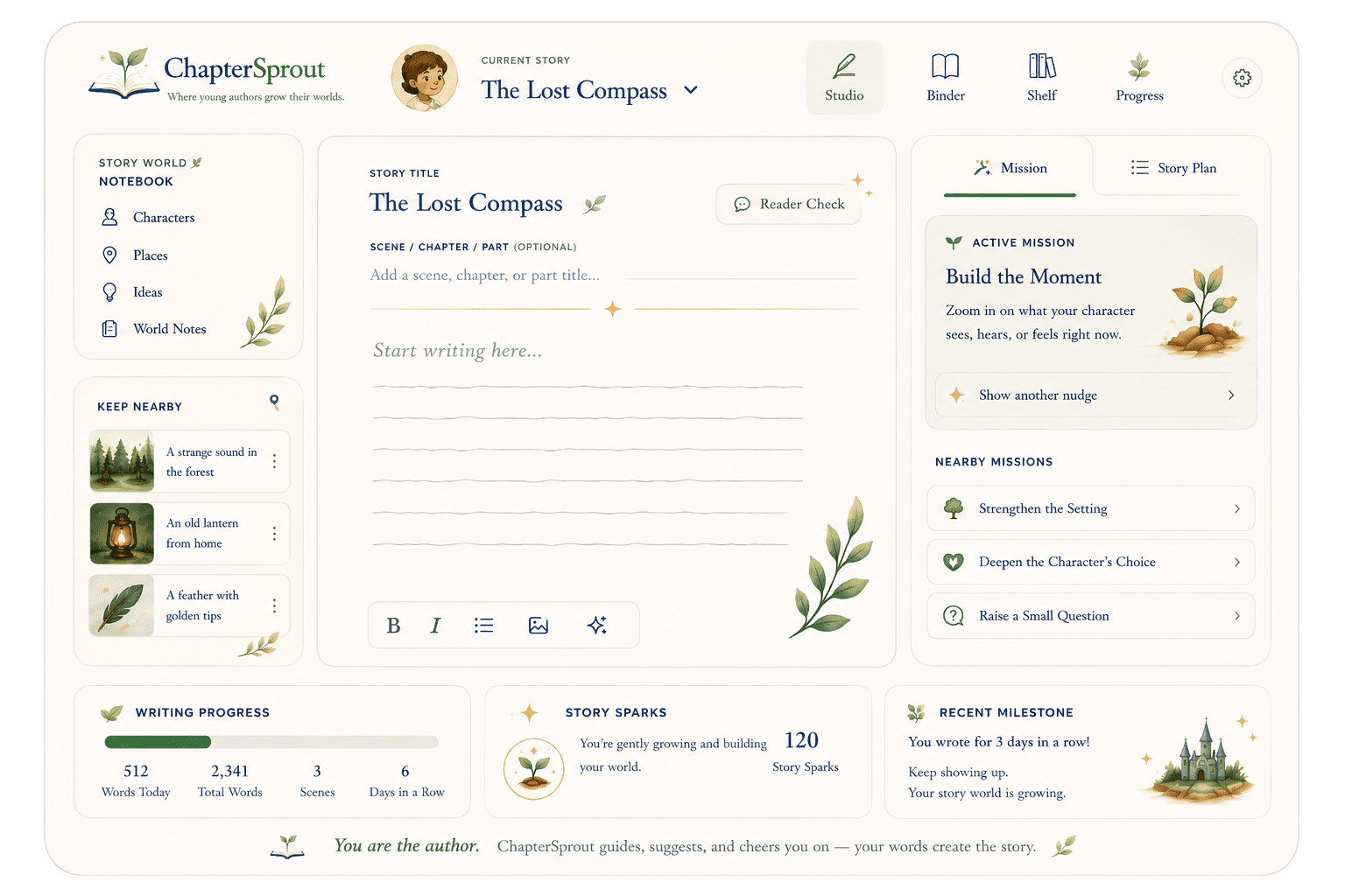 Writing Studio product preview
